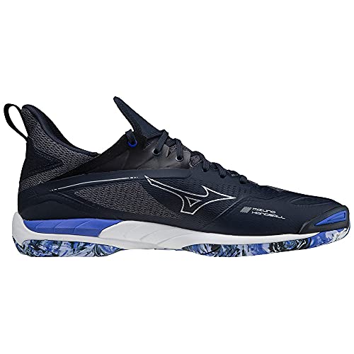 Mizuno Wave Mirage 4, Zapatillas para Caminar Hombre, Sky Captain Galaxy Silver Morado Blue, 46.5 EU