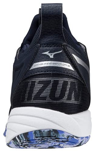 Mizuno Wave Momentum 2, Zapatillas de vóleibol Unisex Adulto, Sky Captain/Galaxy Silver/Violet Blue, 45 EU