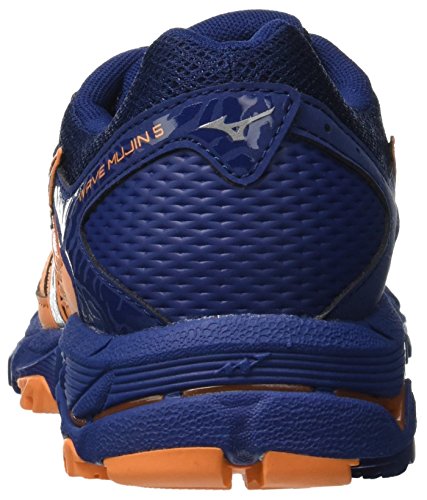 Mizuno Wave Mujin 5, Zapatillas de Running Mujer, Naranja (Birdofparadise/Silver/Estate Blue 03), 38 EU