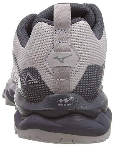 Mizuno Wave Mujin 6, Zapatillas de Running para Asfalto Mujer, Gris (Cloudburst/Pscope/10135 C 36), 36.5 EU