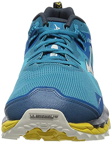 Mizuno Wave Mujin 7, Zapatillas para Carreras de montaa Hombre, Mykonosb Blancanieves Sblue, 40 EU