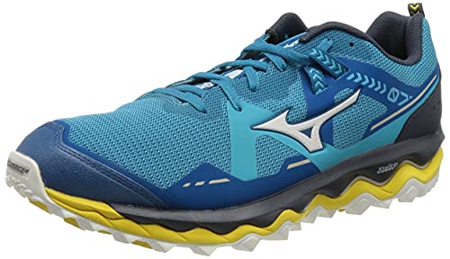 Mizuno Wave Mujin 7, Zapatillas para Carreras de montaa Hombre, Mykonosb Blancanieves Sblue, 42 EU