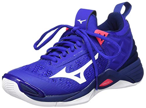 Mizuno Wave Paradox 5, Volleyball Shoe Hombre, Reflexbluec/Wht/Diva Pink, 42.5 EU