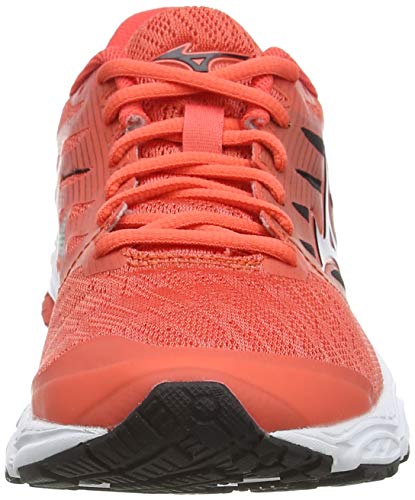 Mizuno Wave Prodigy 2, Zapatillas de Running Mujer, Naranja (Hot Coral/Black 10), 36.5 EU