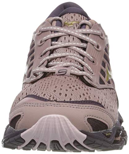 Mizuno Wave Prophecy 9, Zapatillas Unisex Adulto, Wood Rose/Gold/Plumperfec, 39 EU