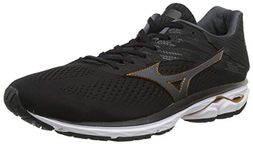 Mizuno Wave Rider 23, Zapatillas de Running Hombre, Negro (Black/Shadow/10135 C 51), 45 EU