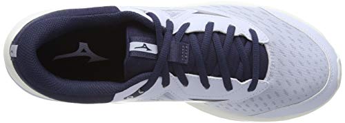 Mizuno Wave Rider 24 Jr, Zapatillas Unisex Niños, Arctic Ice/Mid Indigo/Swhite, 23 EU