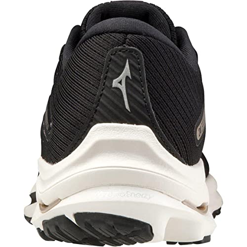 Mizuno Wave Rider 24 (W), Zapatillas de Running Mujer, Blk/PlatinumGold/Fudge, 39 EU