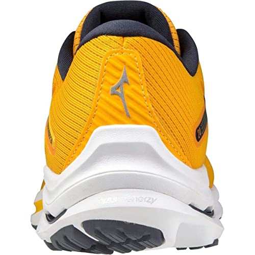 Mizuno Wave Rider 24, Zapatillas Hombre, Saffron/Phantom, 45 EU