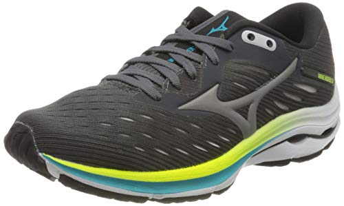 Mizuno Wave Rider 24, Zapatillas Mujer, Crock/Phantom/Scuba Blue, 36.5 EU