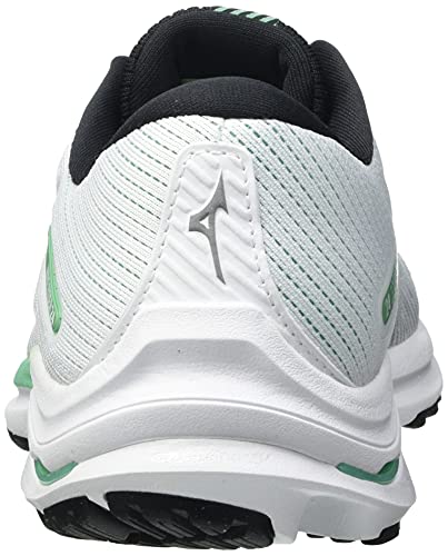 Mizuno Wave Rider 24, Zapatillas Mujer, White Cream Jade, 38 EU