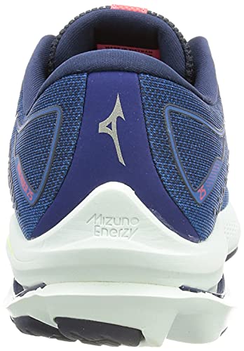 Mizuno Wave Rider 25, Zapatillas de Running Hombre, Princess Blue/Illusion Blue/Diva Pink, 44.5 EU