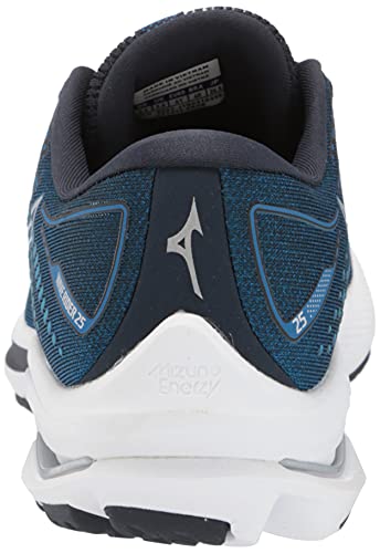 Mizuno Wave Rider 25, Zapatillas para Correr Hombre, Azul Imperial, 44.5 EU