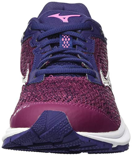 Mizuno Wave Rider TT Neutralschuh Damen-Berry, Dunkelblau, Zapatillas de Running Calzado Neutro Mujer, Borgoã A, 38 EU