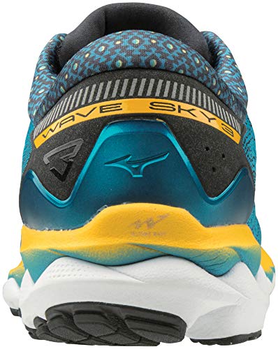 Mizuno Wave Sky 3, Zapatillas Deportivas Unisex Adulto, Azul Turquesa, 46 EU