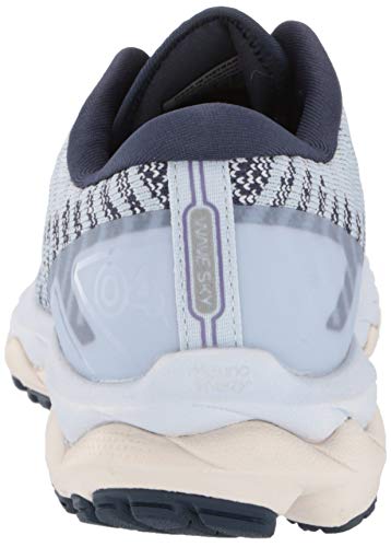 Mizuno Wave Sky 4 Waveknit - Tenis de correr para mujer, gris (Arctic Ice), 36.5 EU