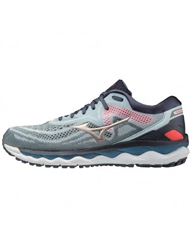 Mizuno Wave Sky 4, Zapatillas de Running Hombre, WAN Blue/Platinum Gold/India Ink, 43 EU