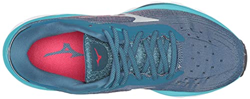 Mizuno Wave Sky 5, Zapatillas para Correr Mujer, Legion Blue Silver, 38 EU