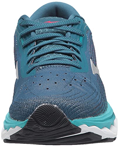 Mizuno Wave Sky 5, Zapatillas para Correr Mujer, Legion Blue Silver, 38 EU