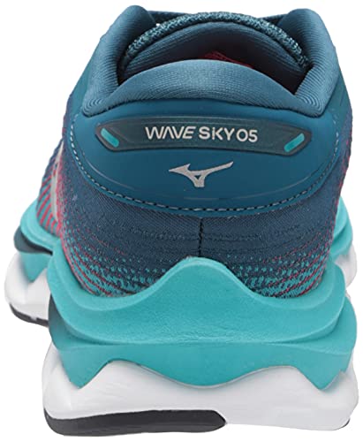 Mizuno Wave Sky 5, Zapatillas para Correr Mujer, Legion Blue Silver, 38 EU