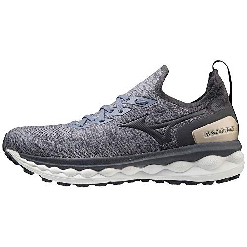 Mizuno Wave Sky Neo, Zapatillas de Running Hombre, Frost Gray/Ebony/Platinum Gold, 44 EU