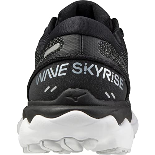 Mizuno Wave SKYRISE 2 (W), Zapatillas de Running Mujer, Black/Cool Silver/White, 39 EU