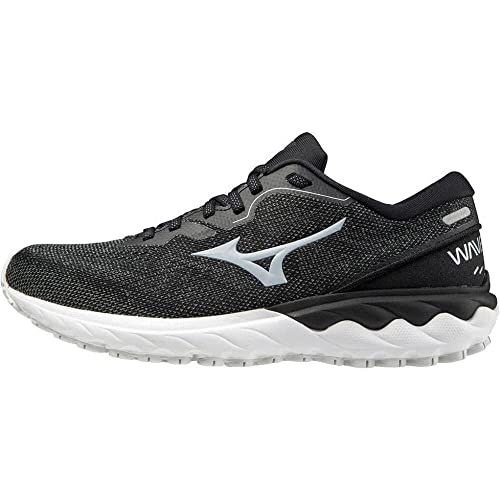 Mizuno Wave SKYRISE 2 (W), Zapatillas de Running Mujer, Black/Cool Silver/White, 39 EU