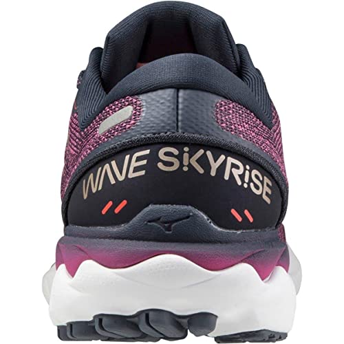 Mizuno Wave SKYRISE 2 (W), Zapatillas de Running Mujer, Ibis Rose/Platinum Gold/India Ink, 40.5 EU