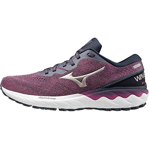 Mizuno Wave SKYRISE 2 (W), Zapatillas de Running Mujer, Ibis Rose/Platinum Gold/India Ink, 40.5 EU