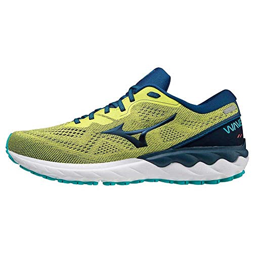 Mizuno Wave SKYRISE 2, Zapatillas de Running Hombre, Evening Primrose/Gibraltar Sea/Ceramic, 41 EU