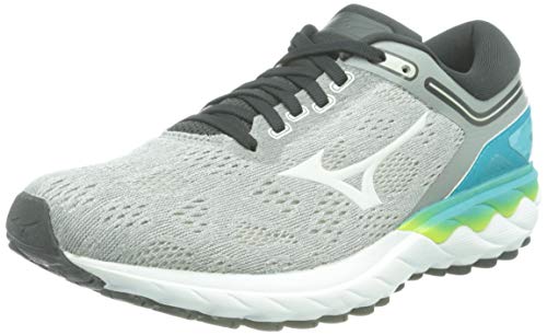 Mizuno Wave Skyrise, Zapatillas para Correr Mujer, Frostgray/Whtsand/Scubab, 38 EU