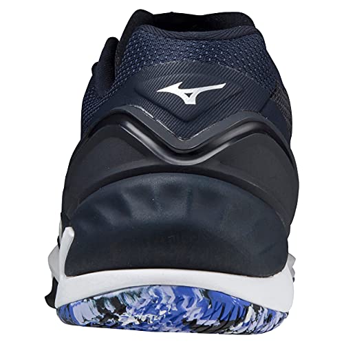 Mizuno Wave Stealth Neo, Zapatilla de Balonmano Hombre, Sky Captain Galaxy Silver Violet Blue, 41 EU