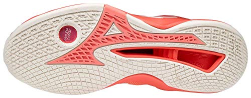 Mizuno Wave Stealth Neo, Zapatilla de Balonmano Mujer, Coral Pink, 40 EU