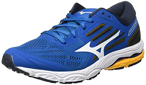 Mizuno Wave Stream 2, Zapatillas para Correr Hombre, Mykonosb Azafrán Blanco, 39 EU