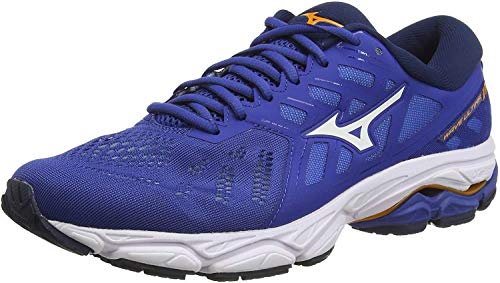 Mizuno Wave Ultima 11, Zapatillas de Running Hombre, Azul (Blue/Wht/Dress Blue 08), 43 EU