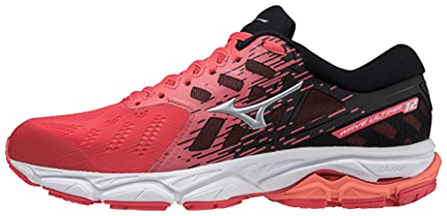 Mizuno Wave Ultima 12, Zapatillas de Running Mujer, Cayenne/Silver/Black, 41 EU