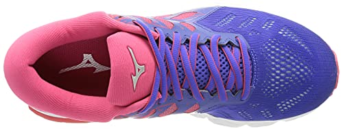 Mizuno Wave Ultima 12, Zapatillas de Running Mujer, VioletBlue/Silver/Rosered, 39 EU