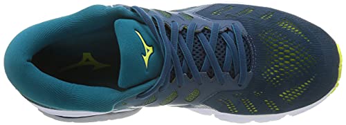 Mizuno Wave Ultima 12, Zapatillas Hombre, LBlue/GSilver/EPrimrose, 45 EU