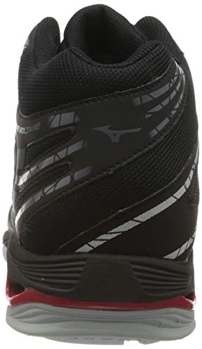 Mizuno Wave Voltage Mid, Zapatillas de vleibol Unisex Adulto, Negro Blanco 199c, 46 EU