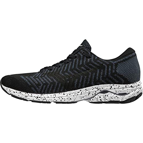 Mizuno Waveknit R2, Zapatillas Hombre, Multicolor (Black/Black/Ombreblue 001), 41 EU