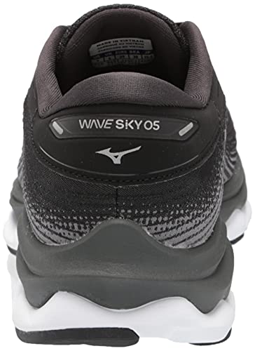 Mizuno Zapatillas de correr Wave Sky 5 para hombre, Negro, 44 EU