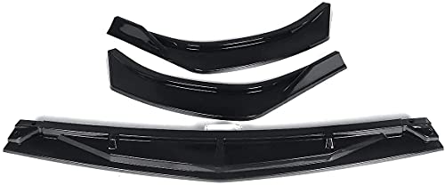 MJCDNB Alerón Delantero de Coche para Hyundai Sonatas 2020 Negro Mate, difusor de Labios de alerón, Kit de carrocería anticolisión automático
