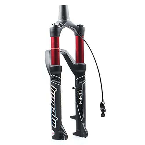 MJCDNB Horquilla de Bicicleta MTB 26/27,5/29 Pulgadas Horquilla neumática Horquillas de suspensión de Bicicleta de montaña 34 Horquillas Delanteras de Freno de Disco 110 mm Recorrido 1-1/2"HL /