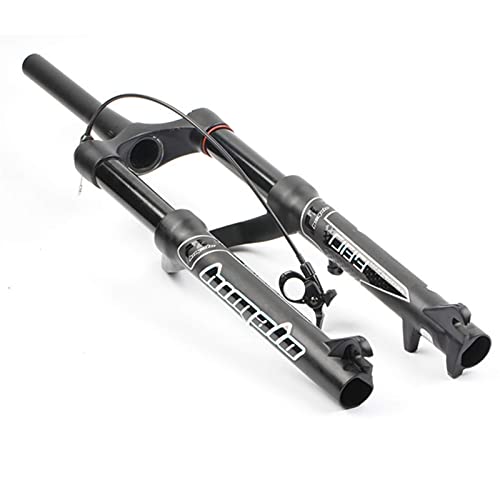 MJCDNB Horquilla de suspensión de Bicicleta 26/27,5/29 Pulgadas MTB Horquilla de Aire Horquillas Delanteras de Bicicleta de montaña 34 Freno de Disco 110 mm Recorrido 1-1/8"HL/RL