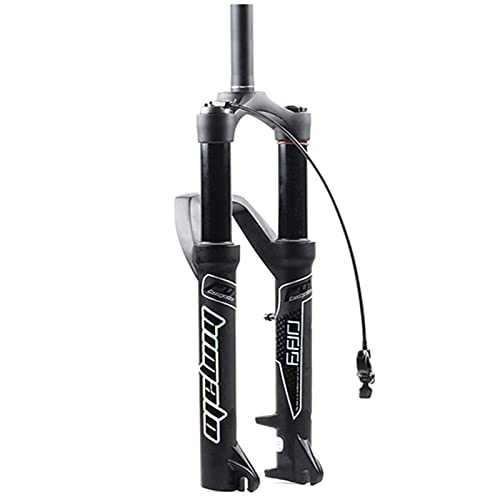 MJCDNB Horquilla de suspensión de Bicicleta 26/27,5/29 Pulgadas MTB Horquilla de Aire Horquillas Delanteras de Bicicleta de montaña 34 Freno de Disco 110 mm Recorrido 1-1/8"HL/RL