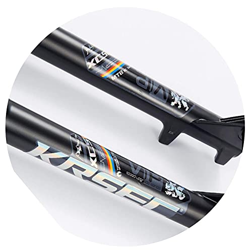 MJCDNB Horquilla de suspensión para Bicicleta 26 Pulgadas 27.5"29er 1-1/8" Aleación MTB Air Horquillas Recorrido: 120 mm