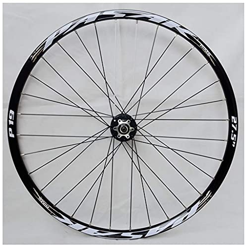 MJCDNB Juego de Ruedas de Bicicleta MTB 26/27,5 Pulgadas, Doble Pared, llanta de aleación, buje de Casete, rodamiento Sellado, Freno de Disco QR, 24 Orificios, 7-11 velocidades