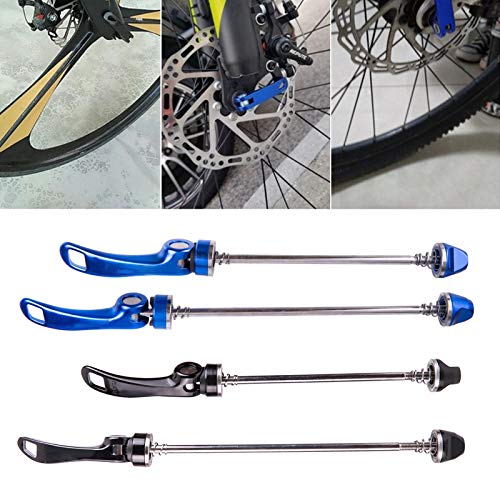 mlloaayo 1 Par De Pinchos De Bicicleta, Pinchos De Eje De Liberación Rápida, Eje De Rueda Delantero Y Trasero para Bicicleta, 100 / 135mm para MTB, Bicicleta De Montaña Y Carretera