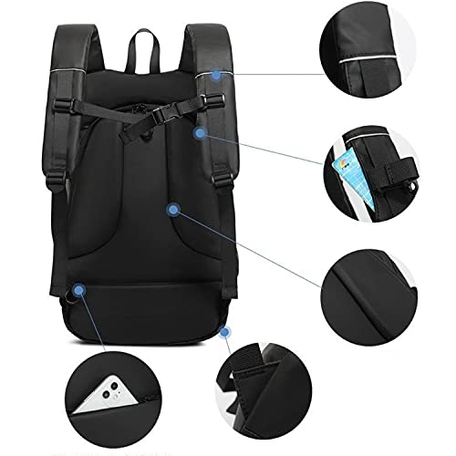 Mochila impermeable para moto, 40 l, gran capacidad, para viajes, camping, ciclismo, bolsa de almacenamiento