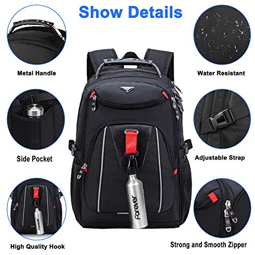 Mochila Portatil Mochila Hombre Mochila Antirrobo Impermeable, 17.3 Pulgadas Puerto USB Trabajo Ordenador Viaje Negocio Multifuncional Diario Escolares Daypacks